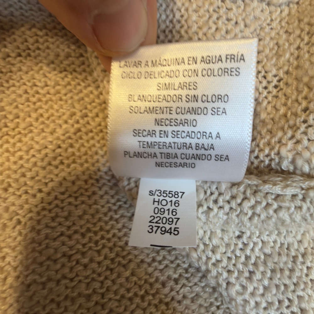 Style & Co NWT Cotton Blend Open Knit XS Lightweight Sweater Dress Cozy Feminine - Picture 11 of 14